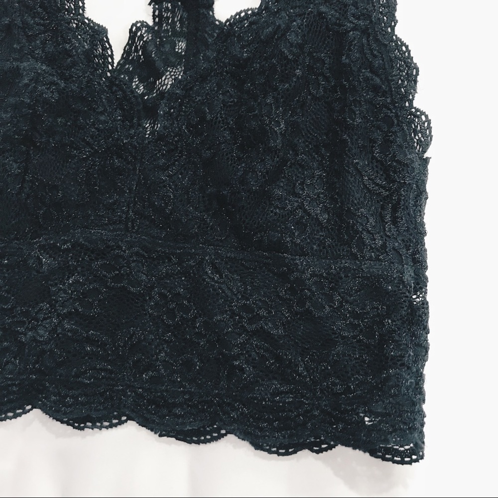 SOLD: Me to We Black Lace Longline Bralette - Picture 5 of 6
